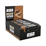 ESN Designer Oat Bar Box, Chocolate Chip, 12 x 100 g, Hafer Riegel für Power auf Haferbasis - perfekt für unterwegs, geprüfte Qualität